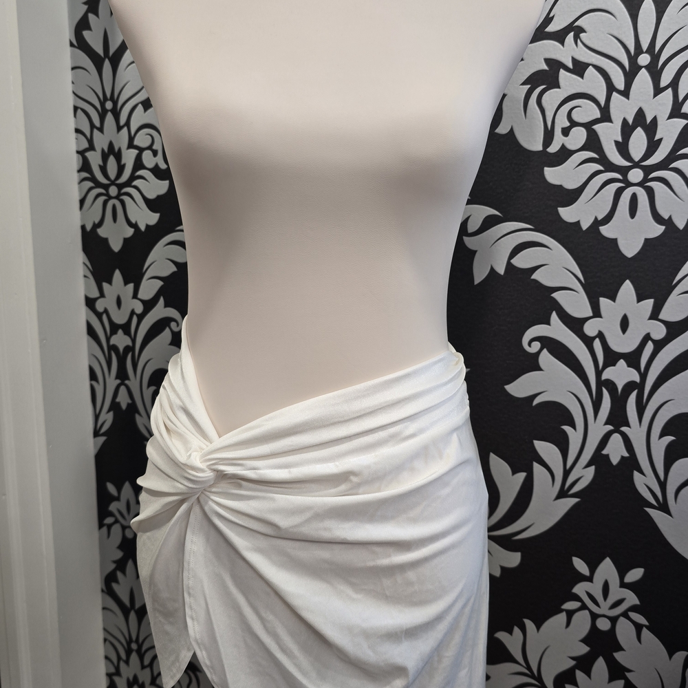 Shade & Shore Off-White Beach Cover-Up Skirt